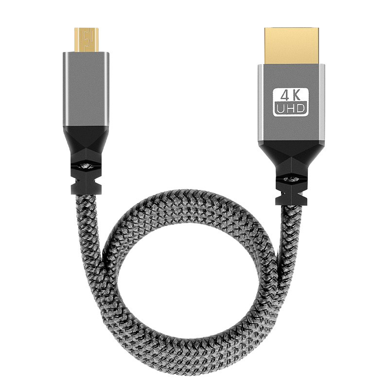 Кабель MicroHDMI - HDMI 4K, папа-папа, 1,5 метра, черный 556885