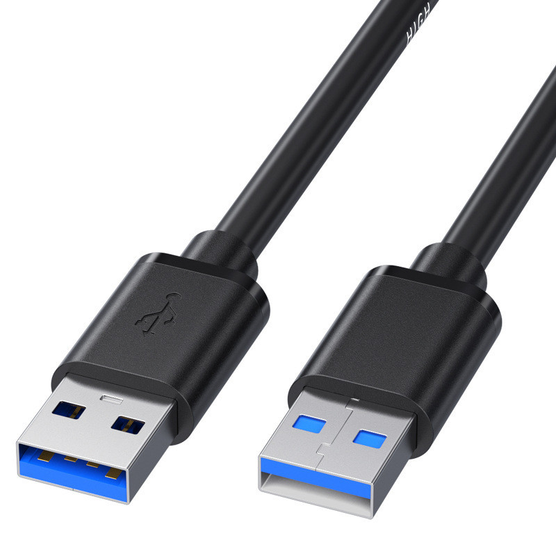 Кабель - удлинитель USB3.0, папа-папа, экранированный, 1 метр, черный 556891