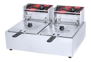 ФРИТЮРНИЦА HURAKAN HKN-FR66L (570x450x310мм, 6+6л, с крышкой, 2x2,5кВт, 220В)