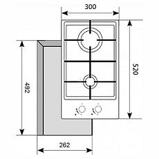 Газовая варочная панель Akpo PGA 302 FGC WH, фото 3