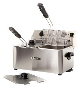 ФРИТЮРНИЦА HURAKAN HKN-FT44N (480х385х310, 220В, 5 кВт, 10,2 кг, 2 ванны емкостью 4 л)