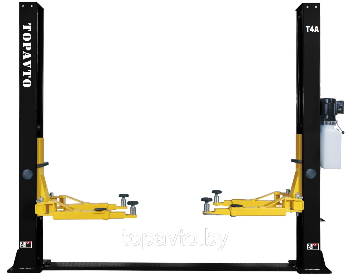 ДВУХСТОЕЧНЫЙ ЭЛЕКТРОГИДРАВЛИЧЕКИЙ ПОДЪЕМНИК TOP AVTO T4A (220V) TOPAUTO