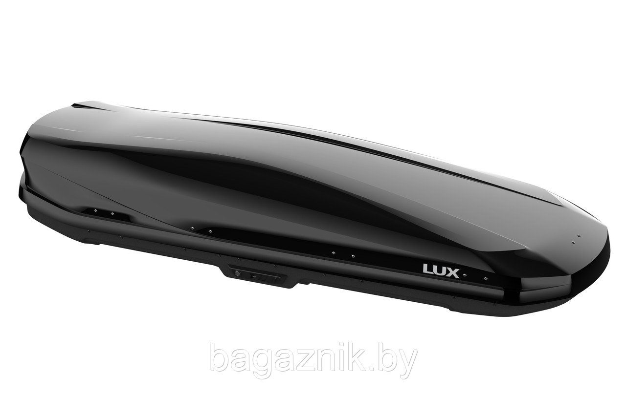 Автобокс LUX IRBIS 206 черный глянец, 470L с двустор. откр. (206х75х36см)