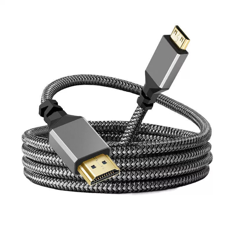 Кабель MiniHDMI - HDMI 4K, папа-папа, 1,5 метра, черный 556884