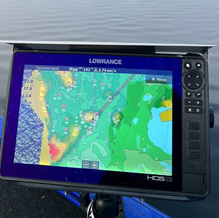 Эхолот Lowrance HDS-12 LIVE ( HDS live 12 ) с датчиком ACTIVE IMAGING 3-В-1+ Карты Беларуси