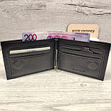 Кошелёк портмоне на магнитах чёрный L506-206, фото 4