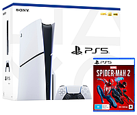 Игровая приставка Sony PlayStation 5 (PS5) Slim + Spider-Man 2