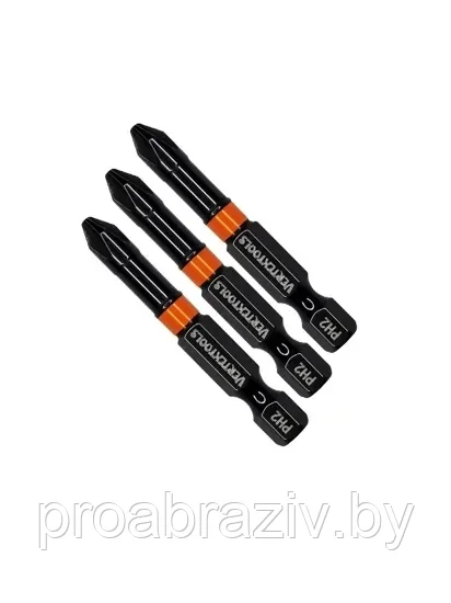 НАБОР БИТ IMPACT PH2X50 VERTEXTOOLS 10шт.