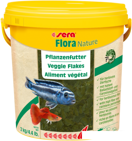 Сухой корм Sera Flora Nature 2 кг