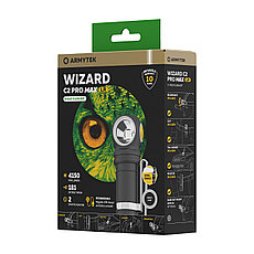 Фонарь Armytek Wizard C2 Pro MAX Magnet USB LR (белый), фото 3