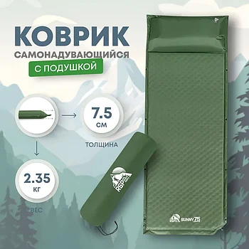 Коврик туристический RSP Sunny 75, зеленый