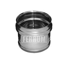 Заглушка внешняя Ferrum Д.100 мм (AISI 430/0,5мм) нержавеющая сталь