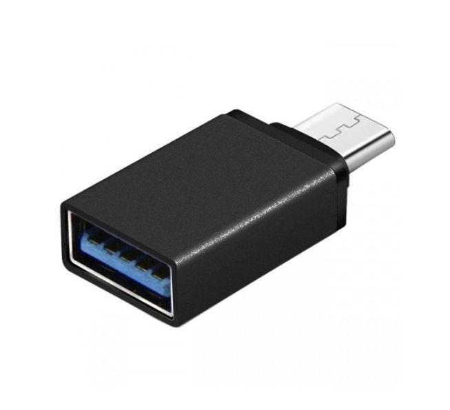 Адаптер - переходник OTG USB3.1 Type-C - USB3.0, черный 556130