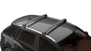 Багажник LUX SCOUT 2 black на интегрированные рейлинги