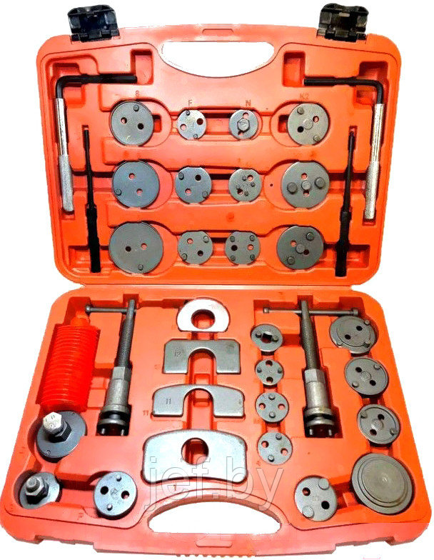 Набор для обслуживания тормозных цилиндров 35 предметов право/левосторонний привод в кейсе FORSAGE F-65807