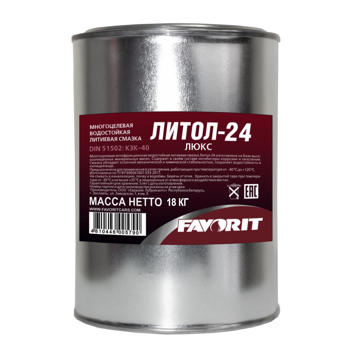 Литол -24 Favorit ЛЮКС , 30 кг