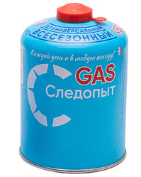 Газовый баллон с резьбой Следопыт 450гр