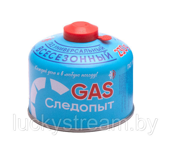 Газовый баллон с резьбой Следопыт 230гр