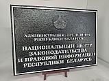 Вывеска учрежденческая на белорусском и русском языках, фото 2