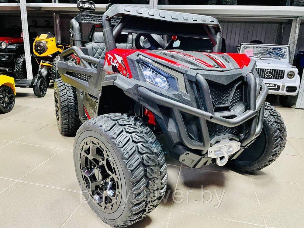 Детский электромобиль RiverToys C111CC (красный) Полноприводный
