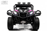 Детский электромобиль RiverToys C111CC (темно-розовый) Полноприводный, фото 2