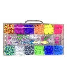 Большой набор резиночек для плетения + станок, рогатка, 302787