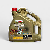 Моторное масло CASTROL EDGE TURBO DIESEL 5W40 4L