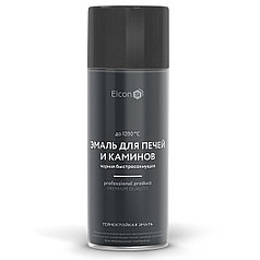 Эмаль термостойкая для печей и каминов Elcon Max Therm черная 520 мл аэрозоль до 1200 С