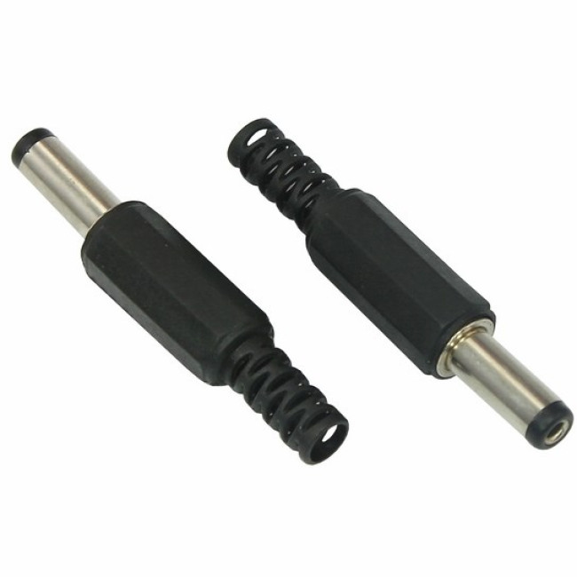 Разъем питания DC штекер 2,5/5,5/14 мм на кабель 46-011