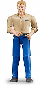 Фигурка мужчины в голубых джинсах Bruder (Брудер) 60006