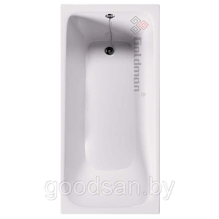 Ванна чугун Goldman comfort 170x70х47 с ножками