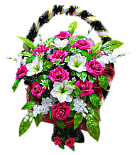 Корзина ритуальная К-8 Венец h-110 см