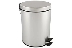 Ведро для мусора круглое "Рыжий кот" DBM-01-5, матовое, 5 л