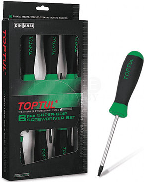 Набор отверток 6шт TORX TOPTUL GAAE0610, фото 2