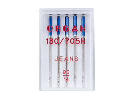 Иглы 130/705H-J №090 джинс. (5 шт) Organ