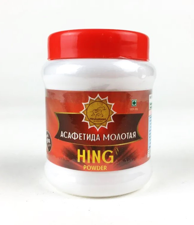 Асафетида Hing Powder Hindustaani, 50г – натуральный заменитель лука и чеснока