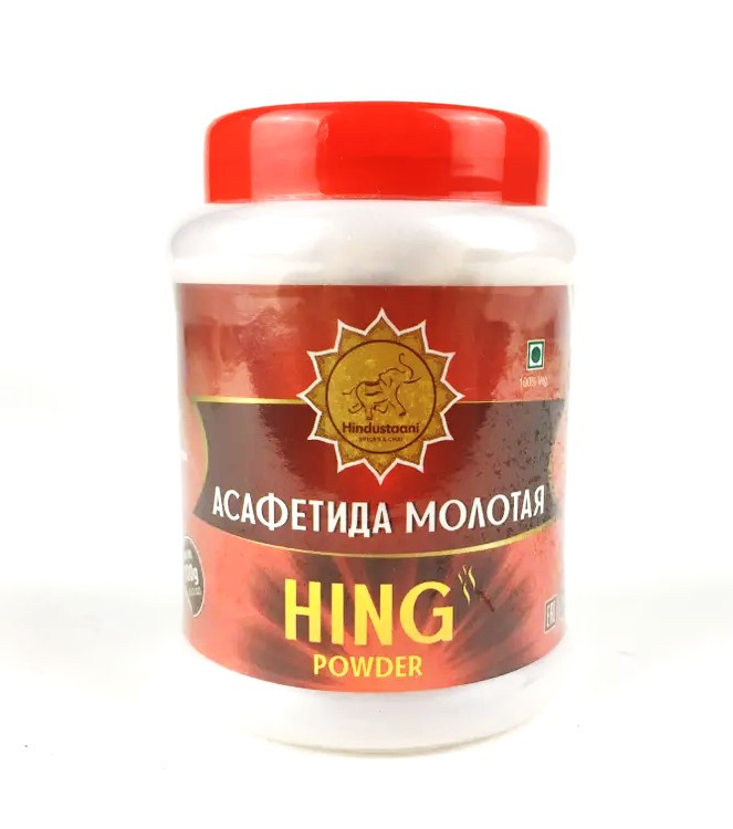Асафетида Hing Powder Hindustaani, 100г – натуральный заменитель лука и чеснока