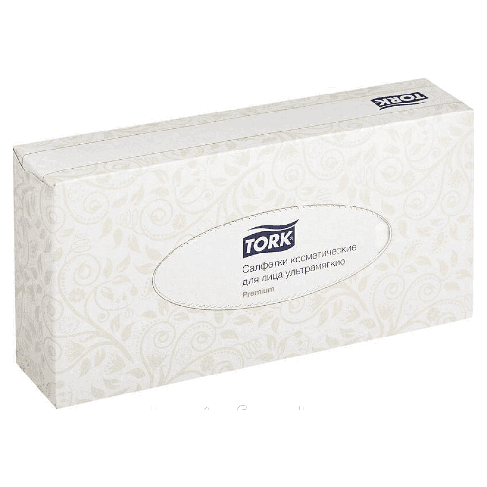 Cалфетки Tellus  (TORK Premium) для лица ультрамягкие белые ЦЕНА УКАЗАНА БЕЗ УЧЕТА НДС 20%