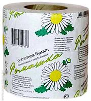 Бумага туалетная на втулке 22м Ромашка 90гр