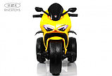 Детский электромотоцикл RiverToys М777БХ (жёлтый) Ducati, фото 2