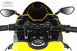 Детский электромотоцикл RiverToys М777БХ (жёлтый) Ducati, фото 3