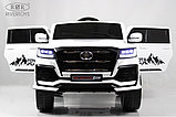 Детский электромобиль RiverToys G555GG (белый) Toyota Полноприводный, фото 2