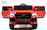 Детский электромобиль RiverToys G555GG (красный) Toyota Полноприводный, фото 2