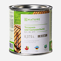 Масло для террас и садовой мебели Gnature 277 Terrassen-und Gartenmobelöl