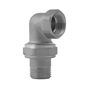 Американка латунная 1/2" х 90° (никель) с уплотнительным кольцом ITAP 162 арт. 162