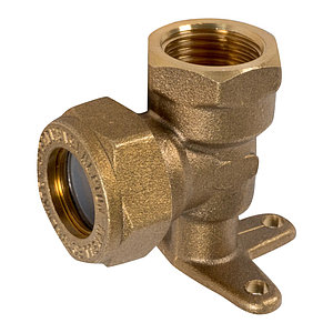 Угольник латунный Neptun IWS 20 х 3/4" EF с креплением