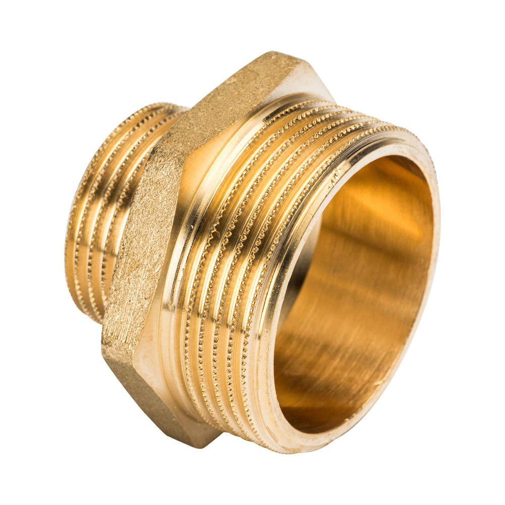 Ниппель переходной латунный 1 1/2" х 1" General Fittings арт. 260003H141000H