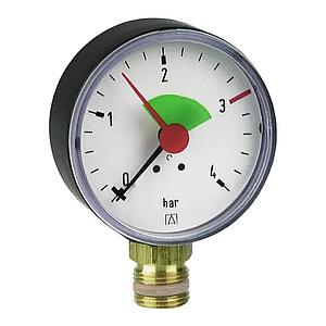 Манометр радиальный HZ 4 bar 63 мм 3/8"НР Afriso арт. 63 914