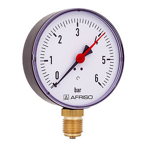 Манометр радиальный RF 6 bar 80 мм 1/2"НР Afriso арт. 63 563