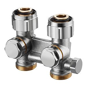 Узел запорно-присоединительный прямой 3/4" HP Oventrop Multiflex F ZBU арт. 1015943